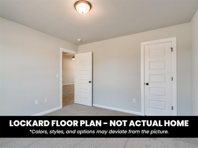 8609 NW 76th St, Oklahoma City, OK 73132 - unfurnished bedroom with carpet flooring and baseboards