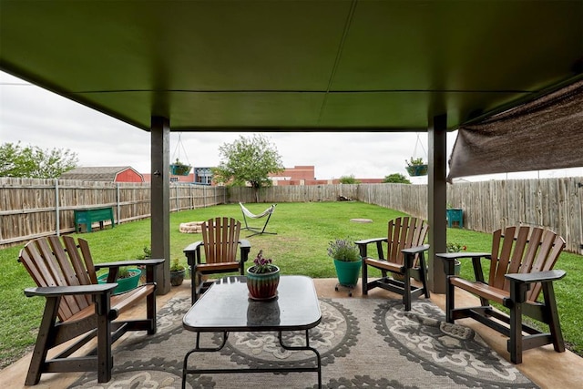 1312 SW 25th St, Moore, OK 73170 - view of patio / terrace