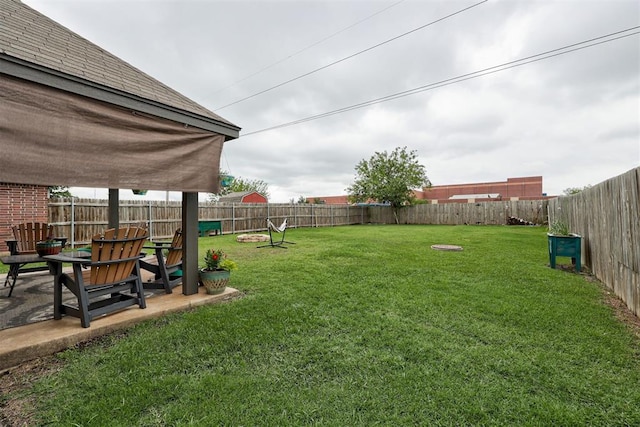 1312 SW 25th St, Moore, OK 73170 - view of yard with a patio area