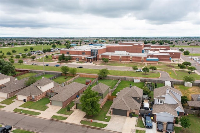 1312 SW 25th St, Moore, OK 73170 - aerial perspective of suburban area