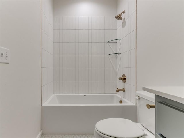 2812 Shoreridge Ave Unit 2812, Norman, OK 73072 - full bath with toilet, vanity, and shower / tub combination
