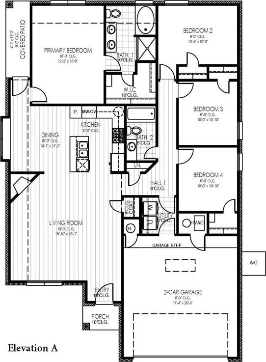 14101 Giverny Ave, Yukon, OK 73099 - property floor plan