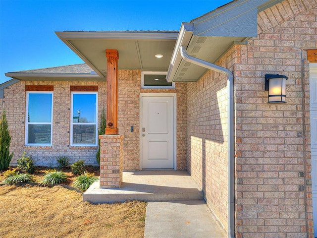 1121 Acacia Creek Dr, Yukon, OK 73099 - property entrance featuring brick siding