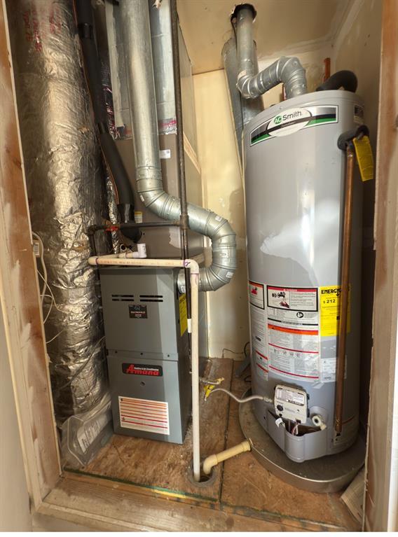 2009 Astoria Dr, Moore, OK 73160 - utilities featuring water heater