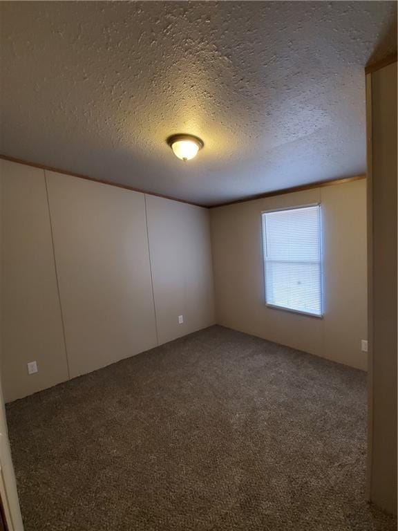 16110 Kings Rd, Shawnee, OK 74801 - carpeted spare room with a textured ceiling