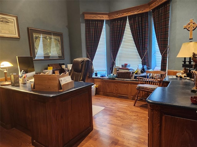 11301 Brockton Pl, Oklahoma City, OK 73162 - office area with light wood-type flooring