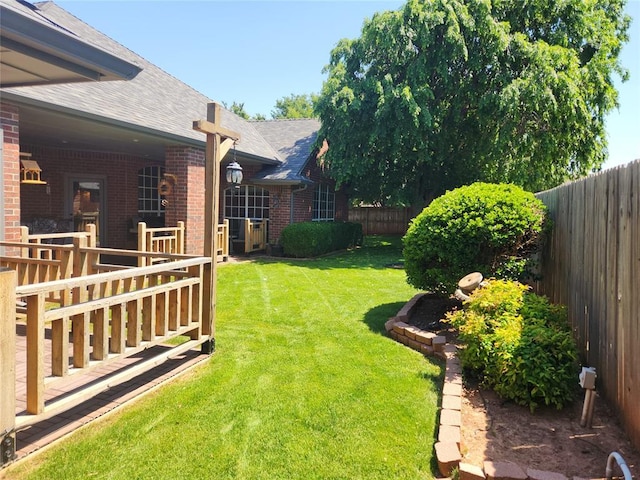 11301 Brockton Pl, Oklahoma City, OK 73162 - view of yard