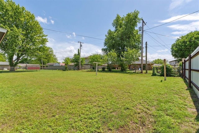 1009 Cherokee Pl, Lindsay, OK 73052 - view of yard