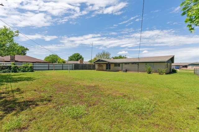 1009 Cherokee Pl, Lindsay, OK 73052 - view of yard