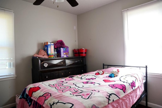 4753 SE 17th St, Oklahoma City, OK 73115 - bedroom with a ceiling fan and baseboards
