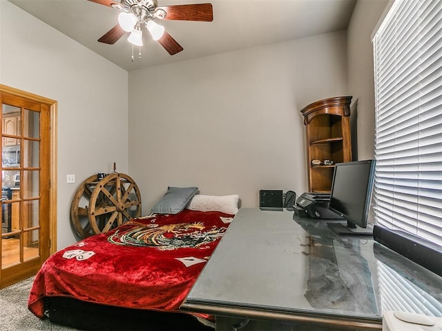 9315 Fendrych Dr, Oklahoma City, OK 73165 - bedroom with a ceiling fan