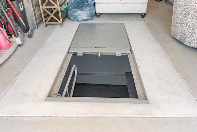 entry to storm shelter