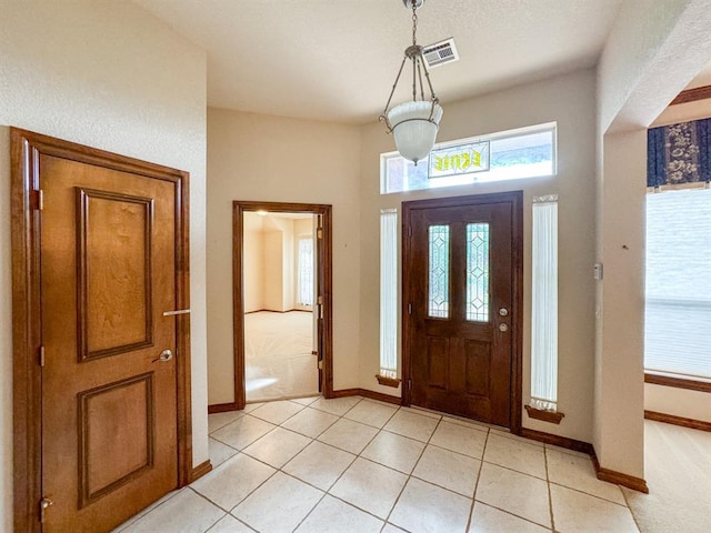 3424 Teton Ct, Norman, OK 73072 - entryway with baseboards and light tile patterned flooring