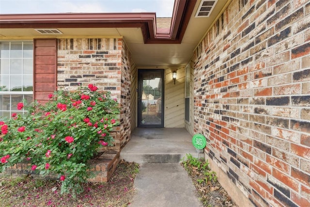 1104 Cedar Hill Pl, Oklahoma City, OK 73110 - doorway to property with brick siding