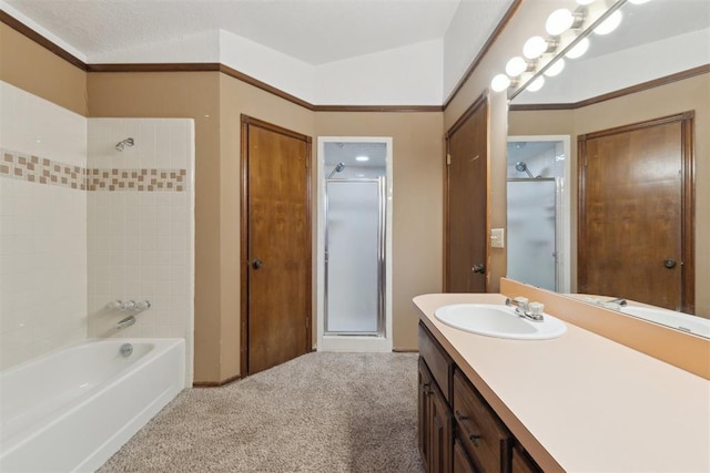 1104 Cedar Hill Pl, Oklahoma City, OK 73110 - bathroom with vanity and shower / washtub combination