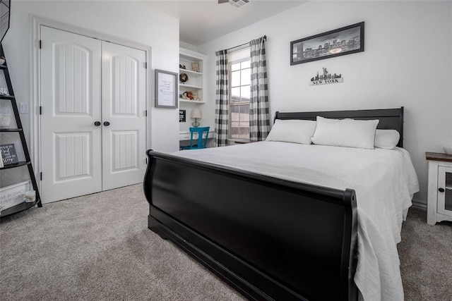 271 Taylam Rd, Goldsby, OK 73093 - bedroom with carpet flooring and a closet