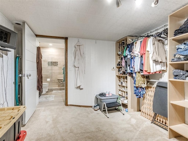 13776 E Stella Rd, Newalla, OK 74857 - walk in closet featuring carpet flooring