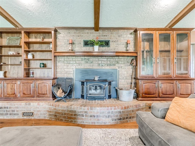 13776 E Stella Rd, Newalla, OK 74857 - living area with a textured ceiling and wood finished floors