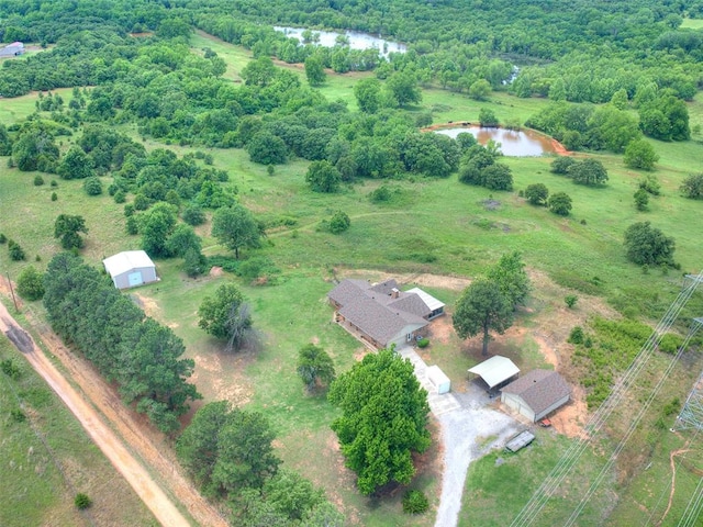 13776 E Stella Rd, Newalla, OK 74857 - bird's eye view of a nearby body of water