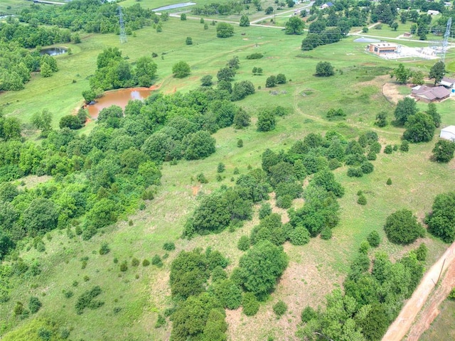 13776 E Stella Rd, Newalla, OK 74857 - aerial view of property's location with rural landscape