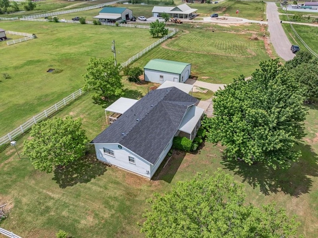 15001 Garr Pl, Oklahoma City, OK 73165 - aerial view of sparsely populated area with agricultural land