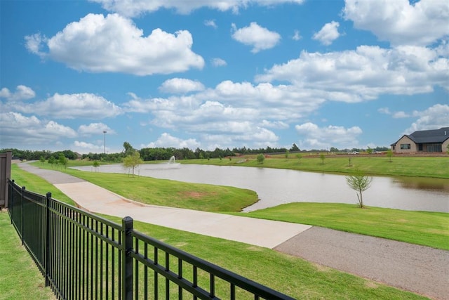 15012 Annecy Blvd, Oklahoma City, OK 73142 - view of yard with a water view