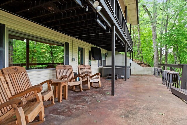 868 Red Fox Rd, Broken Bow, OK 74728 - view of patio / terrace