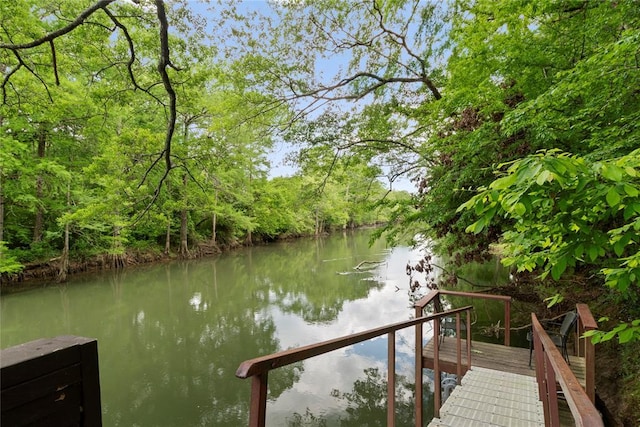 868 Red Fox Rd, Broken Bow, OK 74728 - dock area featuring a water view