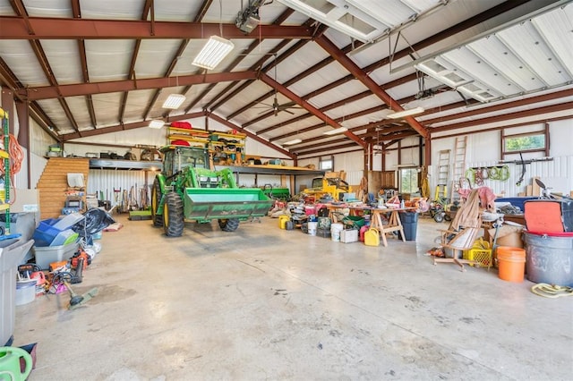 13600 W Britton Rd, Yukon, OK 73099 - garage featuring a workshop area