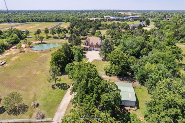 20180 Elm St, Harrah, OK 73045 - aerial view of a large body of water