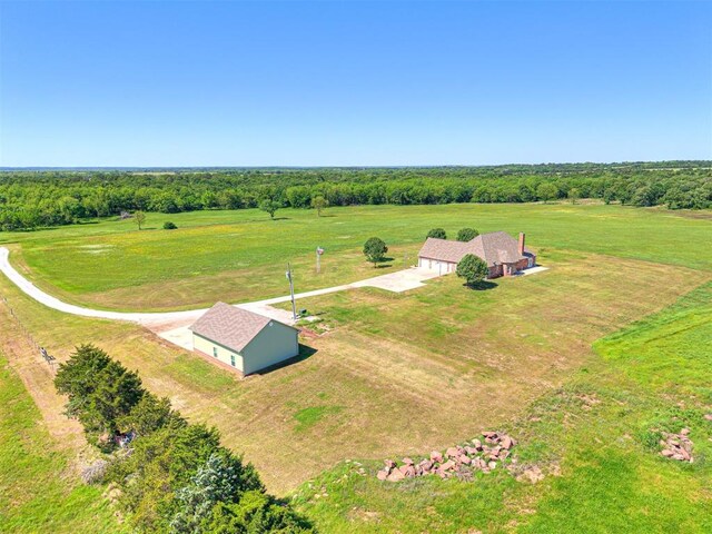 349412 E 840th Rd, Stroud, OK 74079 - aerial view of sparsely populated area