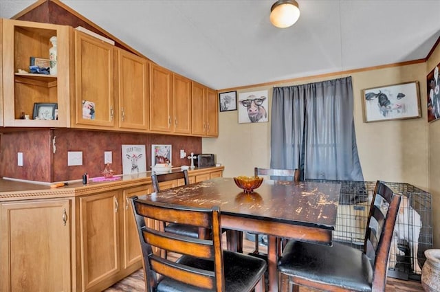 220 N Vernon Ave, Hinton, OK 73047 - dining room with wood finished floors