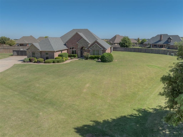239 Brandon Cir, Goldsby, OK 73093 - view of french country inspired facade