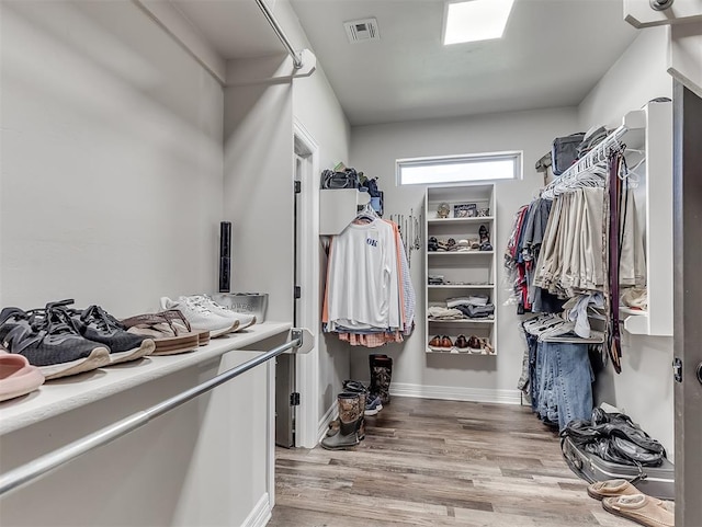 940437 S 3310th Rd, Wellston, OK 74881 - walk in closet with light wood-type flooring