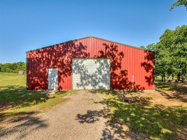 940437 S 3310th Rd, Wellston, OK 74881 - view of outdoor structure with driveway