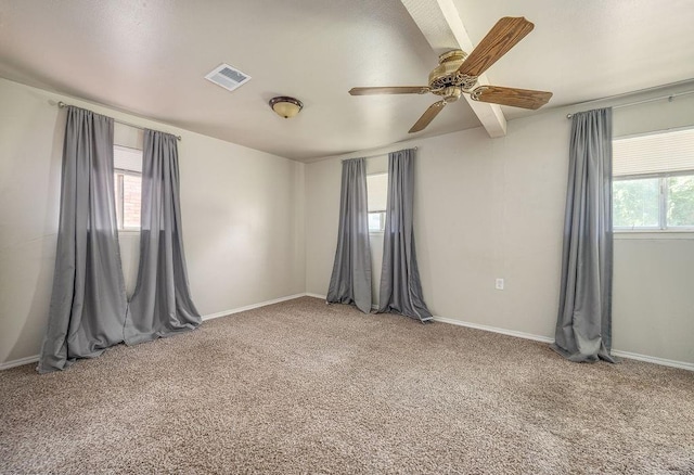 640 SW 1st Pl, Moore, OK 73160 - carpeted spare room featuring a ceiling fan and baseboards