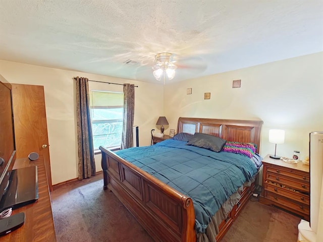 2317 County Road 1268, Blanchard, OK 73010 - bedroom featuring carpet flooring, ceiling fan, and baseboards