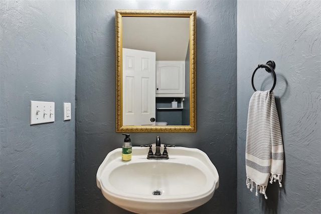 bathroom with a sink