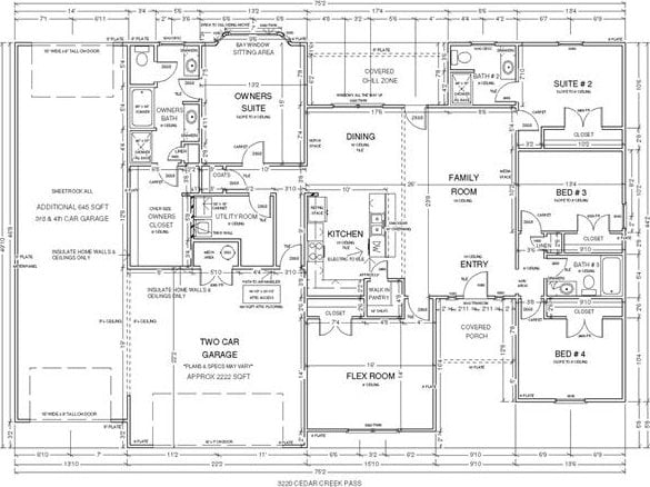 3220 Cedar Creek Pass, Stillwater, OK 74075 - room layout