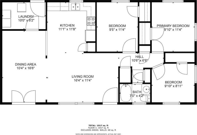 717 SW 4th Pl, Moore, OK 73160 - room layout