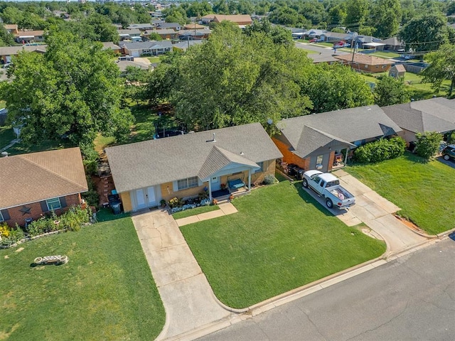 717 SW 4th Pl, Moore, OK 73160 - aerial view of residential area