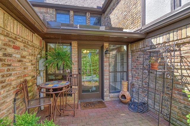 3517 Brookford Dr, Norman, OK 73072 - view of exterior entry with a high end roof and brick siding