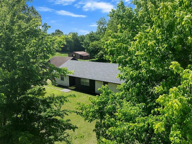308 E Highland St, Hugo, OK 74743 - view from above of property