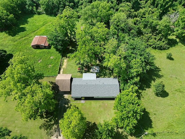 308 E Highland St, Hugo, OK 74743 - view from above of property
