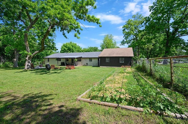 308 E Highland St, Hugo, OK 74743 - view of rear view of property