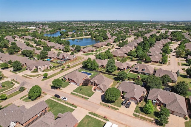3005 Summit Hill Rd, Norman, OK 73071 - aerial view of property's location featuring a nearby body of water and nearby suburban area