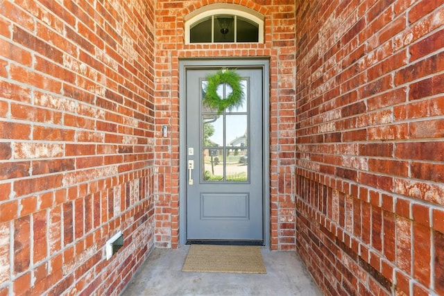 6812 NW 149th St, Oklahoma City, OK 73142 - property entrance with brick siding
