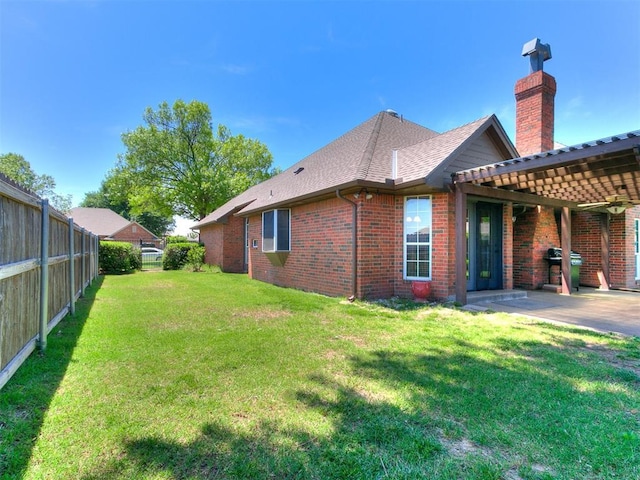 4105 Nailon Dr, Norman, OK 73072 - view of yard with a patio