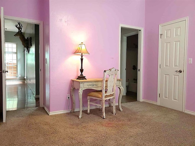 7336 E 136th Rd, Holdenville, OK 74848 - office space with carpet and baseboards