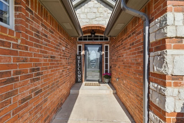 2825 Busheywood Dr, Yukon, OK 73099 - entrance to property with brick siding
